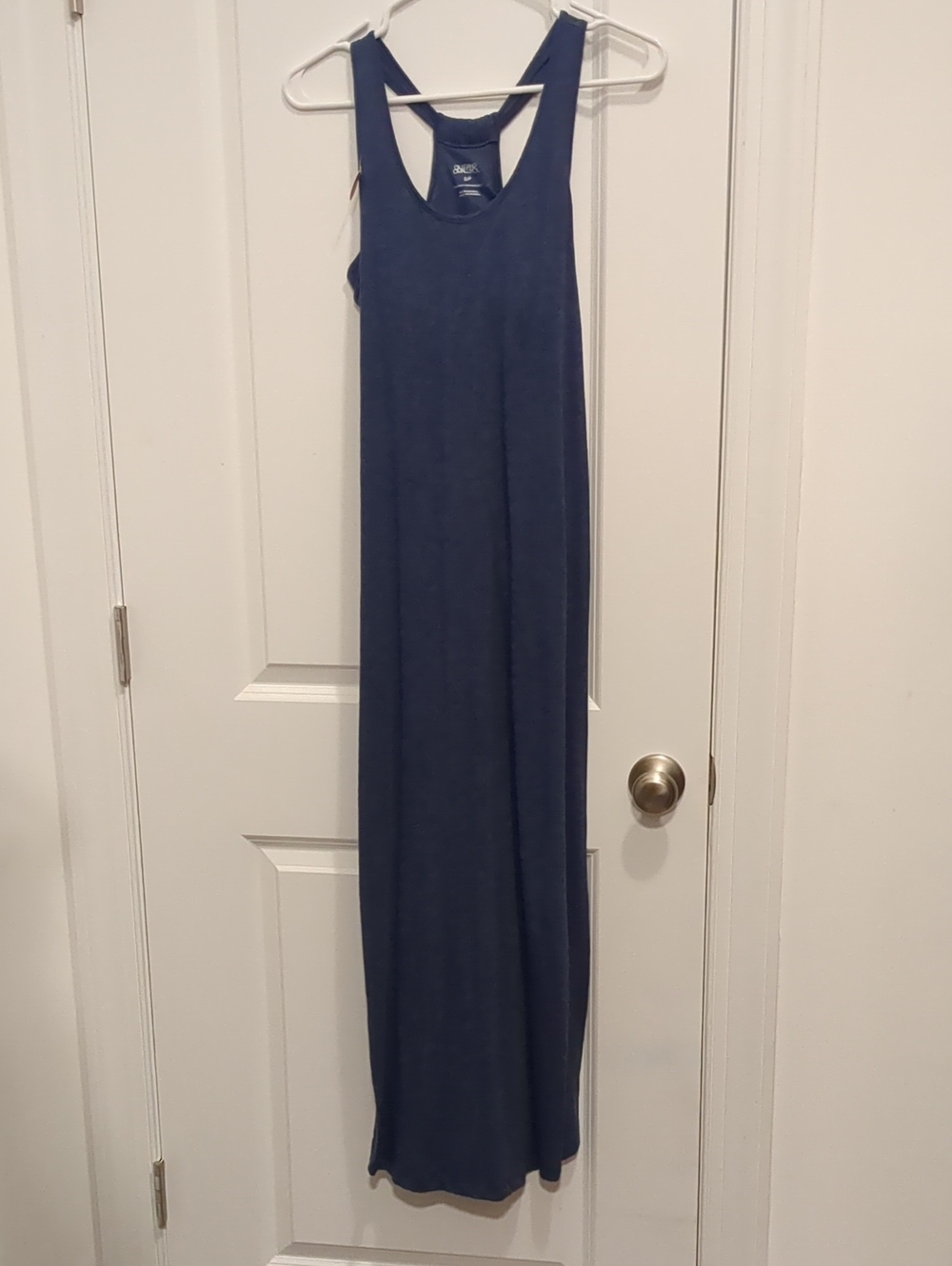 Gilligan & O'Malley Navy Racerback Maxi Dress